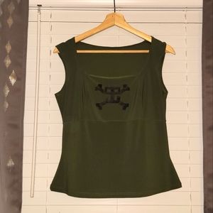 Vintage Plastik Wrap top